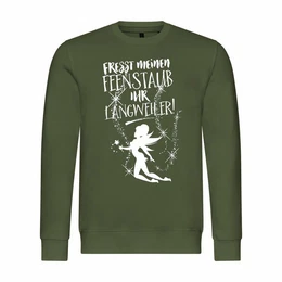 Kapuzenpullover Herren Pullover Fresst meinen Feenstaub ihr Langweiler Mit Print Motiv