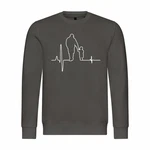 deinshirt Kapuzenpullover Herren Herzschlag Vater und Sohn Mit Print Motiv Dunkelgrau/Dunkelgrün/Braun/Beige/Khaki