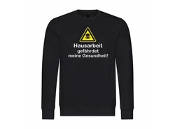 deinshirt Kapuzenpullover Hausarbeit gefhrdet meine Gesundheit Mit Print Motiv Braun/Grau/Dunkelblau/Schwarz/Gelb/Dunkelgrau