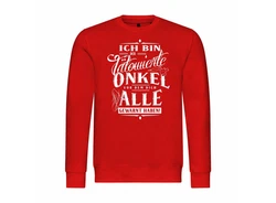 deinshirt Kapuzenpullover Herren Ich bin der älteste ich mache die Regeln Rot/Dunkelrot