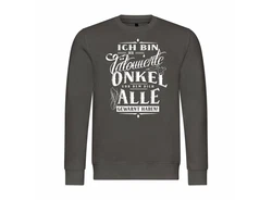 deinshirt Kapuzenpullover Herren Ich bin der älteste ich mache die Regeln Dunkelgrau/Grau/Khaki/Dunkelgrün