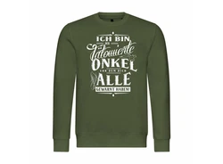deinshirt Kapuzenpullover Herren Ich bin der älteste ich mache die Regeln Dunkelgrün