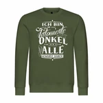 deinshirt Kapuzenpullover Herren Ich bin der älteste ich mache die Regeln Dunkelgrün