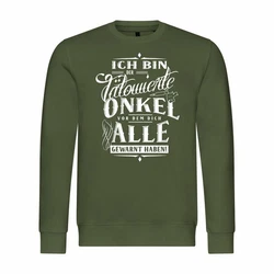 deinshirt Kapuzenpullover Herren Ich bin der älteste ich mache die Regeln Dunkelgrün