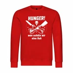 deinshirt Kapuzenpullover Herren HUNGER Man schle mir eine Kuh Dunkelrot/Rot/Rosa/Braun
