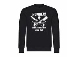 deinshirt Kapuzenpullover Herren HUNGER Man schle mir eine Kuh Braun/Dunkelblau/Schwarz/Beige