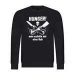 deinshirt Kapuzenpullover Herren HUNGER Man schle mir eine Kuh Braun/Dunkelblau/Schwarz/Beige