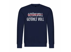deinshirt Kapuzenpullover Herren Pullover Dunkelblau/Lila/Grau/Blau