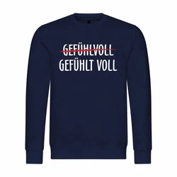 deinshirt Kapuzenpullover Herren Pullover Dunkelblau/Lila/Grau/Blau