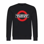 deinshirt Kapuzenpullover Herren Guck mich nicht in diesem Ton an Schwarz