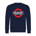 deinshirt Kapuzenpullover Herren Guck mich nicht in diesem Ton an Dunkelblau