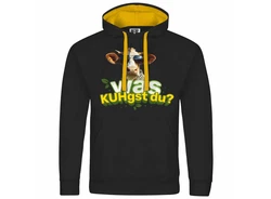 deinshirt Kapuzenpullover Herren Mit Print Motiv Rot/Lila/Gold