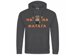 deinshirt Kapuzenpullover KUHna Matata Rot/Braun/Rosa/Lila/Schwarz