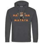 deinshirt Kapuzenpullover KUHna Matata Rot/Braun/Rosa/Lila/Schwarz