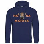 deinshirt Kapuzenpullover KUHna Matata Lila/Dunkelblau/Rosa/Rot/Blau