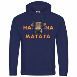 Kapuzenpullover Herren Kapuzenpullover Ha KUHna Matata Mit Print Motiv