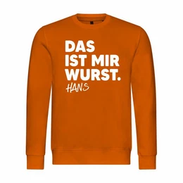 Kapuzenpullover Herren Pullover Das ist mir Wurst Mit Print Motiv