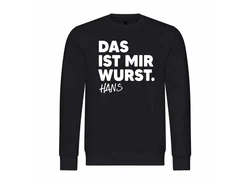 deinshirt Kapuzenpullover Herren Das ist mir Wurst Schwarz/Dunkelblau/Grau/Weiß