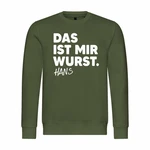 deinshirt Kapuzenpullover Herren Das ist mir Wurst Dunkelgrün/Grün