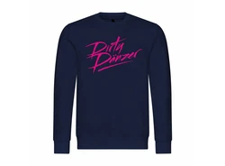 deinshirt Kapuzenpullover Dirty Dnzer Mit Print Motiv Dunkelblau/Rosa/Braun