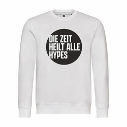 deinshirt Kapuzenpullover Herren Die Zeit heilt alle Hypes Creme/Weiß/Schwarz/Grau/Rosa/Grün