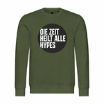 deinshirt Kapuzenpullover Herren Die Zeit heilt alle Hypes Dunkelgrün