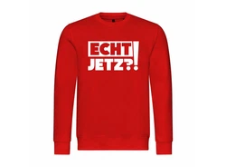 deinshirt Kapuzenpullover Herren Echt jetzt Schwarz/Rot