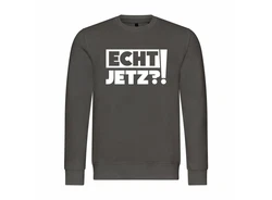 deinshirt Kapuzenpullover Herren Echt jetzt Schwarz