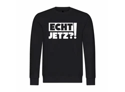 deinshirt Kapuzenpullover Herren Echt jetzt Schwarz