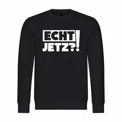 deinshirt Kapuzenpullover Herren Echt jetzt Schwarz