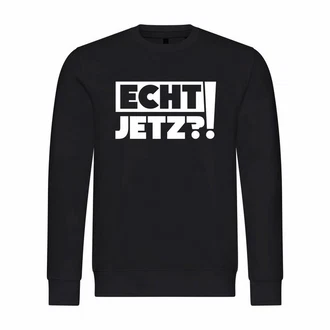 deinshirt Kapuzenpullover Herren Echt jetzt Schwarz deinshirt Kapuzenpullover Herren Echt jetzt Schwarz