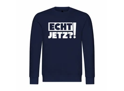 deinshirt Kapuzenpullover Herren Echt jetzt Schwarz/Dunkelblau