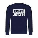 deinshirt Kapuzenpullover Herren Echt jetzt Schwarz/Dunkelblau