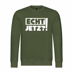 deinshirt Kapuzenpullover Herren Echt jetzt Dunkelgrün/Schwarz