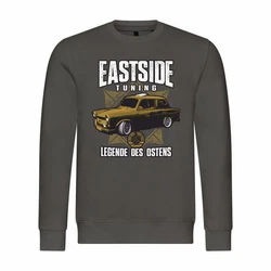 deinshirt Kapuzenpullover Herren Eastside Tuning Dunkelgrün/Hellgrau/Dunkelgrau/Grau