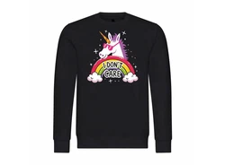 deinshirt Kapuzenpullover Herren I don't care 