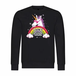 deinshirt Kapuzenpullover Herren I don't care 