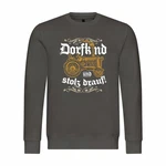 deinshirt Kapuzenpullover Herren Pullover Dorfkind und stolz drauf Dunkelgrau/Khaki/Dunkelbraun/Grau
