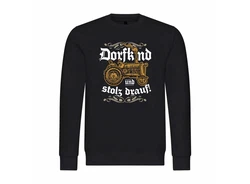 deinshirt Kapuzenpullover Herren Pullover Dorfkind und stolz drauf Schwarz/Rot/Braun/Beige/Dunkelblau