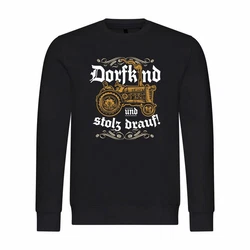 deinshirt Kapuzenpullover Herren Pullover Dorfkind und stolz drauf Schwarz/Rot/Braun/Beige/Dunkelblau
