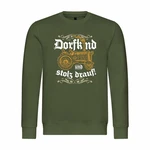 deinshirt Kapuzenpullover Herren Pullover Dorfkind und stolz drauf Dunkelgrün/Khaki/Grün