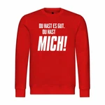 deinshirt Kapuzenpullover Herren Du hast es gut du hast mich Rot/Dunkelrot
