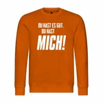 deinshirt Kapuzenpullover Herren Du hast es gut du hast mich Orange/Braun/Rot