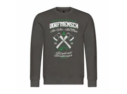 deinshirt Kapuzenpullover Entspannter Dorfmensch Grau/Dunkelgrau/Dunkelgrün/Khaki/Grün