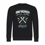 deinshirt Kapuzenpullover Entspannter Dorfmensch Dunkelblau/Dunkelgrün/Schwarz