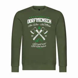 Kapuzenpullover Herren Pullover Entspannter Dorfmensch Mit Print Motiv