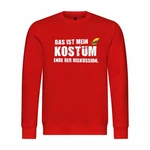 deinshirt Kapuzenpullover Herren Pullover Das ist mein KOSTM Ende der Diskussion Rot