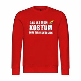 Kapuzenpullover Herren Pullover Das ist mein KOSTM Ende der Diskussion Mit Print Motiv