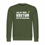 deinshirt Kapuzenpullover Herren Pullover Das ist mein KOSTM Ende der Diskussion Dunkelgrün/Khaki/Grün