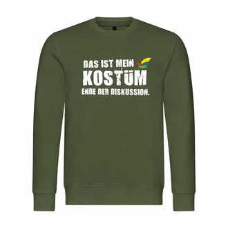 deinshirt Kapuzenpullover Herren Pullover Das ist mein KOSTM Ende der Diskussion Dunkelgrün/Khaki/Grün deinshirt Kapuzenpullover Herren Pullover Das ist mein KOSTM Ende der Diskussion Dunkelgrün/Khaki/Grün